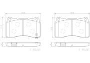 P54039N Sada brzdových destiček, kotoučová brzda PRIME LINE - Ceramic BREMBO