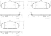 P56041N Sada brzdových destiček, kotoučová brzda PRIME LINE - Ceramic BREMBO