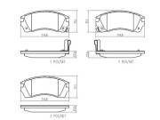 P56064N Sada brzdových destiček, kotoučová brzda PRIME LINE - Ceramic BREMBO