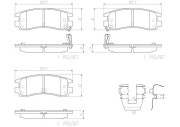 P59027N Sada brzdových destiček, kotoučová brzda PRIME LINE - Ceramic BREMBO