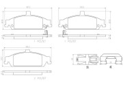 P59064N Sada brzdových destiček, kotoučová brzda PRIME LINE - Ceramic BREMBO