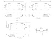 P59080N Sada brzdových destiček, kotoučová brzda PRIME LINE - Ceramic BREMBO