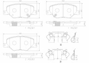 P59096N Sada brzdových destiček, kotoučová brzda PRIME LINE - Ceramic BREMBO