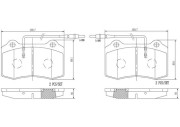 P61064N Sada brzdových destiček, kotoučová brzda PRIME LINE - Ceramic BREMBO