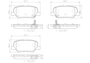 P61111N Sada brzdových destiček, kotoučová brzda PRIME LINE - Ceramic BREMBO