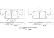 P61112N Sada brzdových destiček, kotoučová brzda PRIME LINE - Ceramic BREMBO