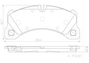 P65026N Sada brzdových destiček, kotoučová brzda PRIME LINE - Ceramic BREMBO