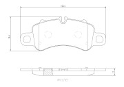 P65041N BREMBO sada brzdových platničiek kotúčovej brzdy P65041N BREMBO