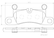 P65042N Sada brzdových destiček, kotoučová brzda PRIME LINE - Ceramic BREMBO