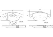 P68047N Sada brzdových destiček, kotoučová brzda PRIME LINE - Ceramic BREMBO