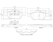 P68048N Sada brzdových destiček, kotoučová brzda PRIME LINE - Ceramic BREMBO