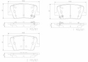 P77003N Sada brzdových destiček, kotoučová brzda PRIME LINE - Ceramic BREMBO