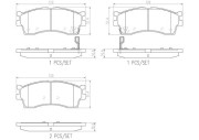 P78030N Sada brzdových destiček, kotoučová brzda PRIME LINE - Ceramic BREMBO