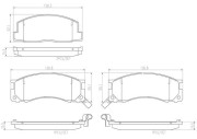 P83029N Sada brzdových destiček, kotoučová brzda PRIME LINE - Ceramic BREMBO