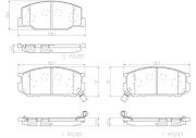 P83031N Sada brzdových destiček, kotoučová brzda PRIME LINE - Ceramic BREMBO