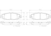 P83036N Sada brzdových destiček, kotoučová brzda PRIME LINE - Ceramic BREMBO