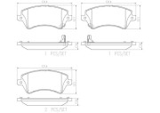 P83064N Sada brzdových destiček, kotoučová brzda PRIME LINE - Ceramic BREMBO