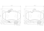 P83072N Sada brzdových destiček, kotoučová brzda PRIME LINE - Ceramic BREMBO