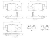 P83080N Sada brzdových destiček, kotoučová brzda PRIME LINE - Ceramic BREMBO