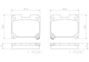 P83091N Sada brzdových destiček, kotoučová brzda PRIME LINE - Ceramic BREMBO