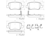 P83112N Sada brzdových destiček, kotoučová brzda PRIME LINE - Ceramic BREMBO