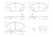 P83171N Sada brzdových destiček, kotoučová brzda PRIME LINE - Ceramic BREMBO