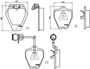 P85038N Sada brzdových destiček, kotoučová brzda PRIME LINE - Ceramic BREMBO