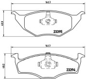 P 85 055 Brzdové destičky BREMBO