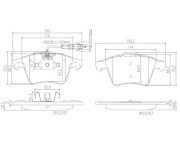 P85090N Sada brzdových destiček, kotoučová brzda PRIME LINE - Ceramic BREMBO