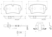 P85118N Sada brzdových destiček, kotoučová brzda PRIME LINE - Ceramic BREMBO