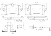 P85120N Sada brzdových destiček, kotoučová brzda PRIME LINE - Ceramic BREMBO