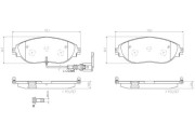 P85131N Sada brzdových destiček, kotoučová brzda PRIME LINE - Ceramic BREMBO