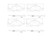 P85160N Sada brzdových destiček, kotoučová brzda PRIME LINE - Ceramic BREMBO