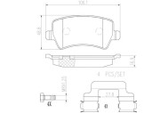 P86021N Sada brzdových destiček, kotoučová brzda PRIME LINE - Ceramic BREMBO