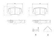 P86032N Sada brzdových destiček, kotoučová brzda PRIME LINE - Ceramic BREMBO