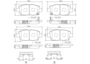 P99004N Sada brzdových destiček, kotoučová brzda PRIME LINE - Ceramic BREMBO