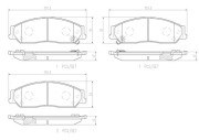 P99018N Sada brzdových destiček, kotoučová brzda PRIME LINE - Ceramic BREMBO