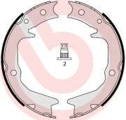 S 54 519 Sada brzdových čelistí, parkovací brzda ESSENTIAL LINE BREMBO