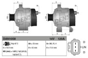 DAN1058 generátor DENSO