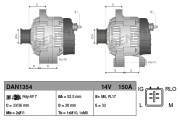 DAN1354 generátor DENSO