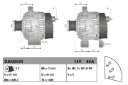 DAN2043 DENSO alternátor DAN2043 DENSO