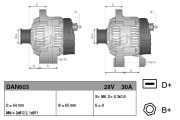 DAN603 generátor DENSO