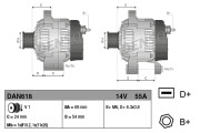 DAN618 generátor DENSO