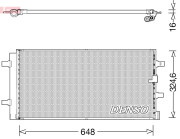 DCN02044 DENSO kondenzátor klimatizácie DCN02044 DENSO