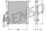 DCN05002 Kondenzátor, klimatizace DENSO