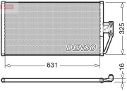 DCN05021 Kondenzátor, klimatizace DENSO