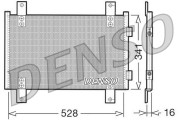 DCN07001 Kondenzátor, klimatizace DENSO