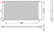 DCN09072 DENSO kondenzátor klimatizácie DCN09072 DENSO