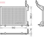 DCN10048 Kondenzátor, klimatizace DENSO