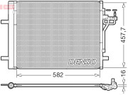 DCN10056 Kondenzátor, klimatizace DENSO